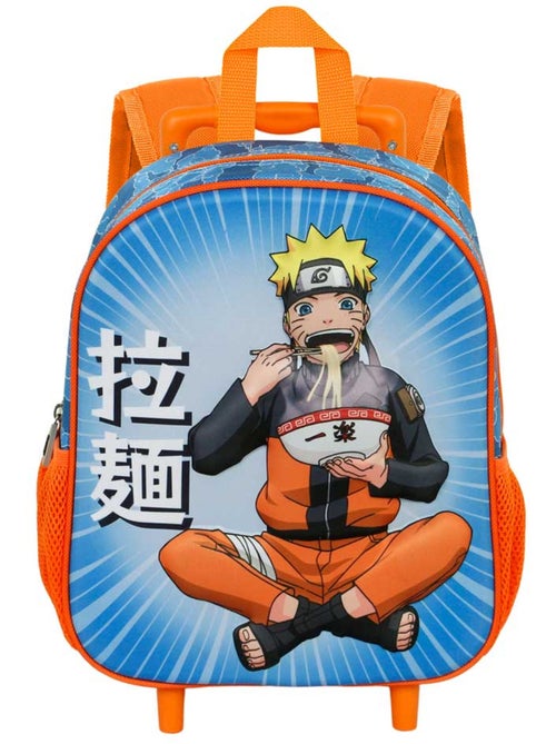 Naruto Ramen Mochila 3D con Ruedas Pequeña, Azul - Kiabi