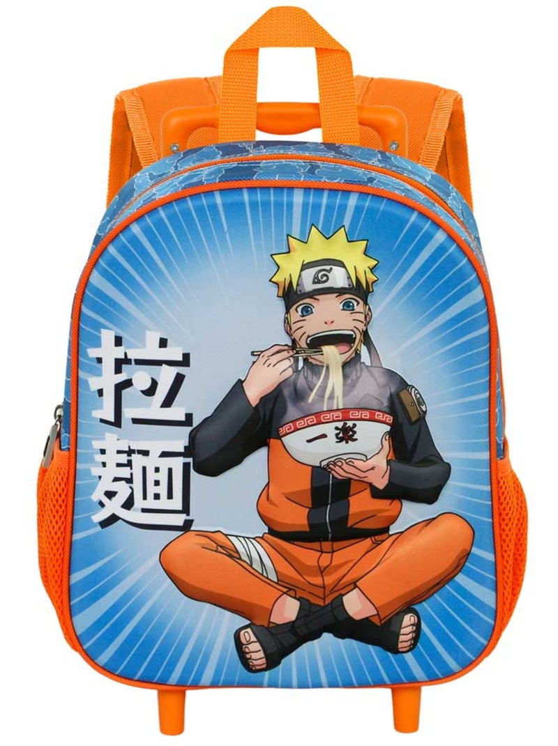 Naruto Ramen Mochila 3D con Ruedas Pequeña, Azul Azul - Kiabi