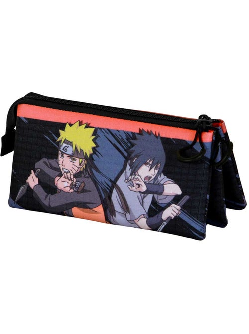 Naruto Shadow Estuche Portatodo Triple, Negro - Kiabi Naruto Shadow Estuche Portatodo Triple, Negro - Kiabi