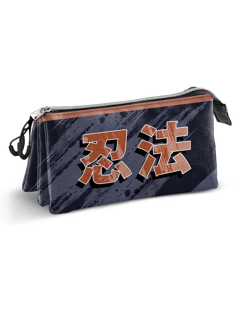 Naruto Shadow Estuche Portatodo Triple, Negro Negro - Kiabi