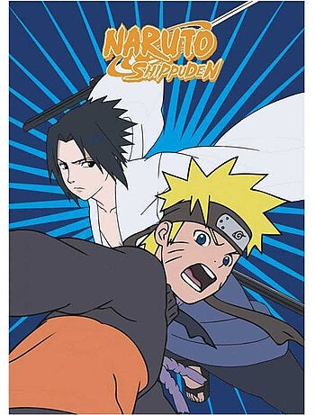 Naruto Shippuden - Manta polar infantil Sasuke - 100 x 140 cm
