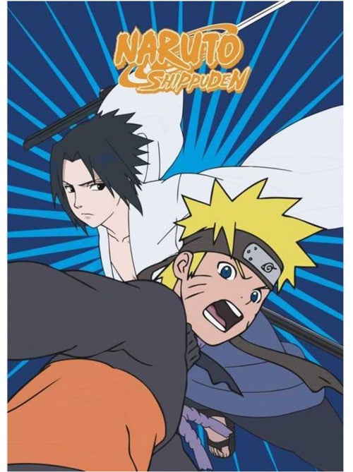 Naruto Shippuden - Manta polar infantil Sasuke - 100 x 140 cm - Kiabi Naruto Shippuden - Manta polar infantil Sasuke - 100 x 140 cm - Kiabi