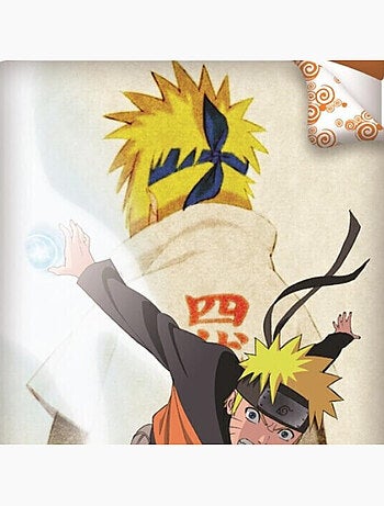 Naruto Shippuden, Juego de sábanas infantil estampado reversible 100% algodón