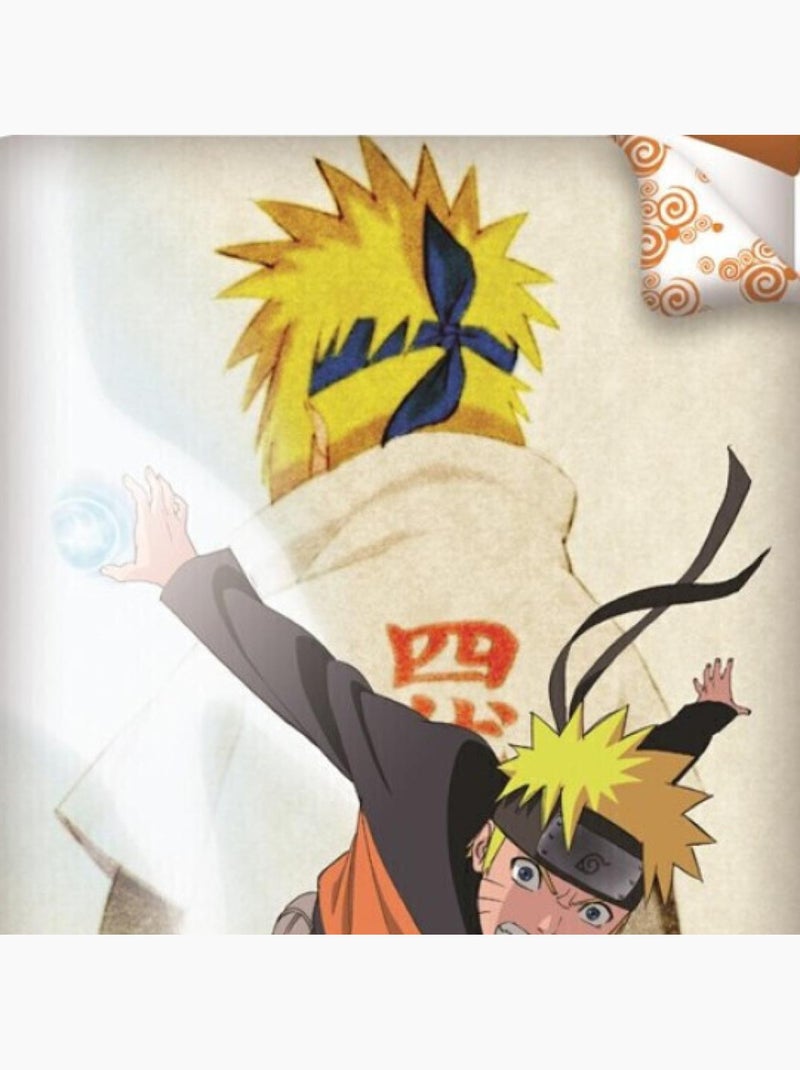 Naruto Shippuden, Juego de sábanas infantil estampado reversible 100% algodón Multicolor - Kiabi
