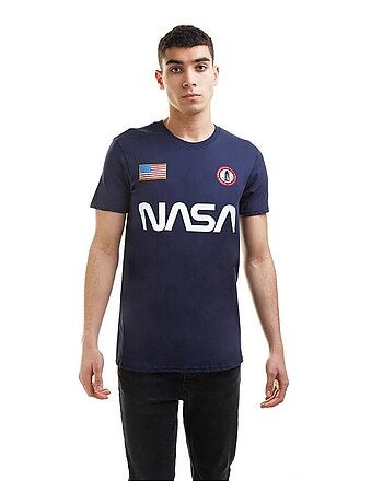 NASA - Camiseta Insignia de Algodón para Hombre
