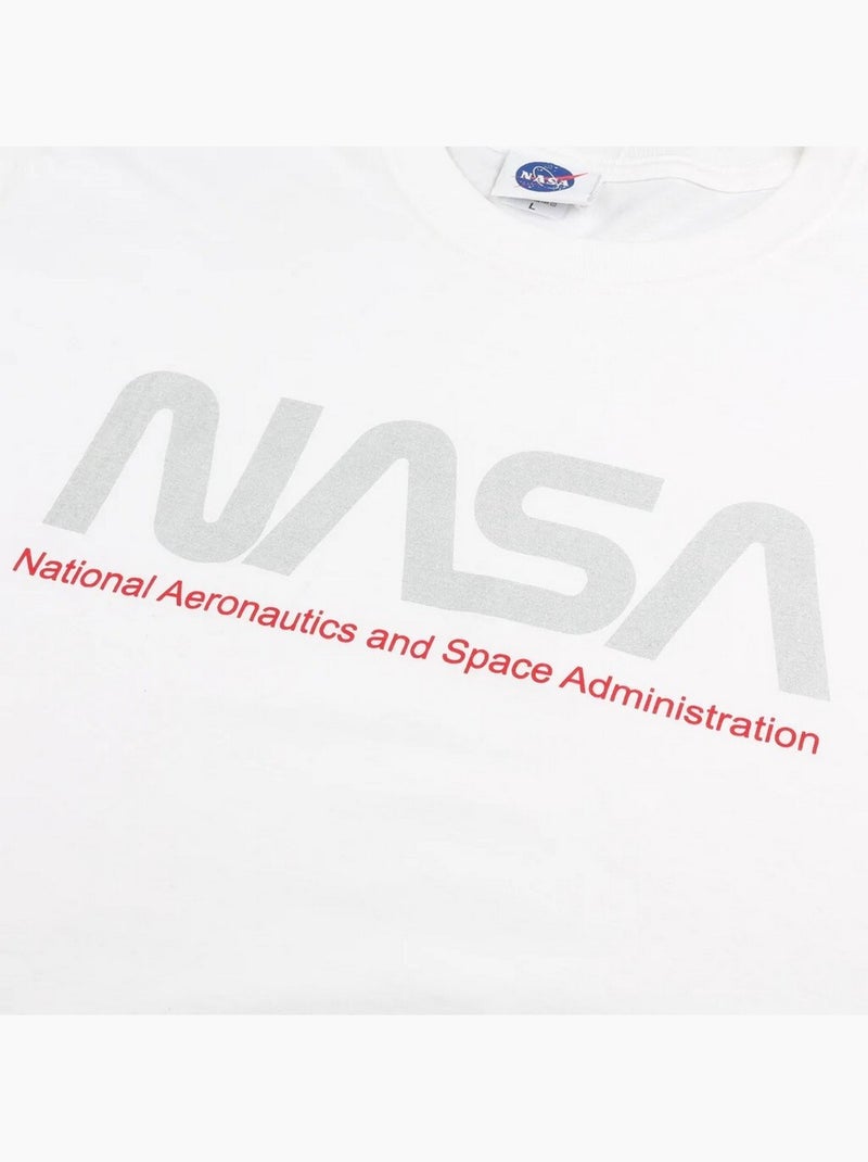 NASA - Camiseta Insignia para Hombre Blanco - Kiabi