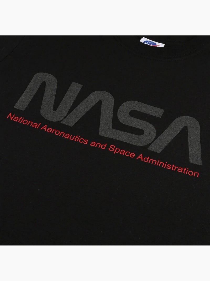 NASA - Camiseta Insignia para Hombre Negro - Kiabi