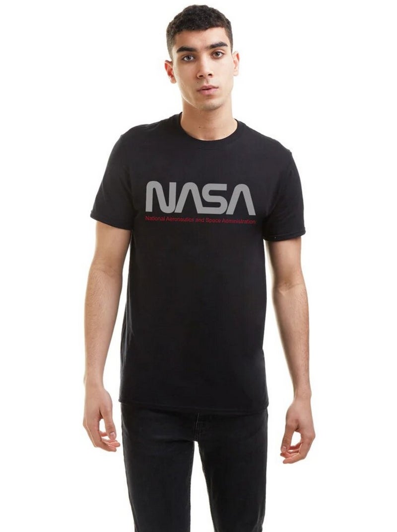 NASA - Camiseta Insignia para Hombre Negro - Kiabi
