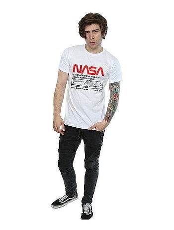 NASA - Camiseta Space Shuttle de Algodón para Hombre
