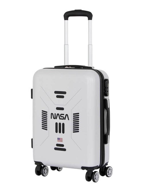 NASA Spaceship Maleta de Cabina ABS 4 Ruedas, Blanco - Kiabi