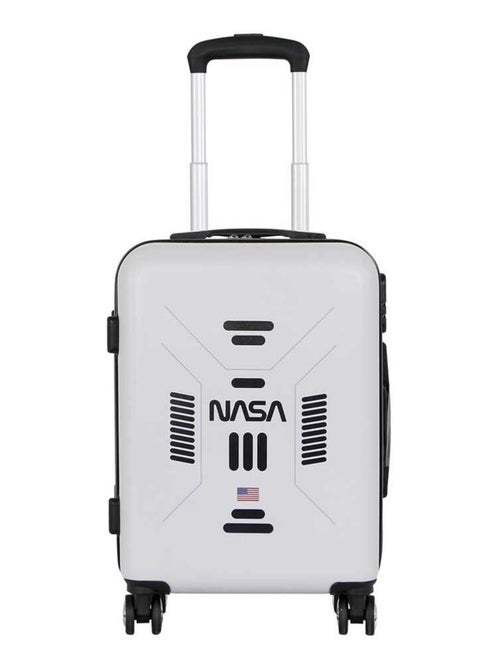 NASA Spaceship Maleta de Cabina ABS 4 Ruedas, Blanco - Kiabi