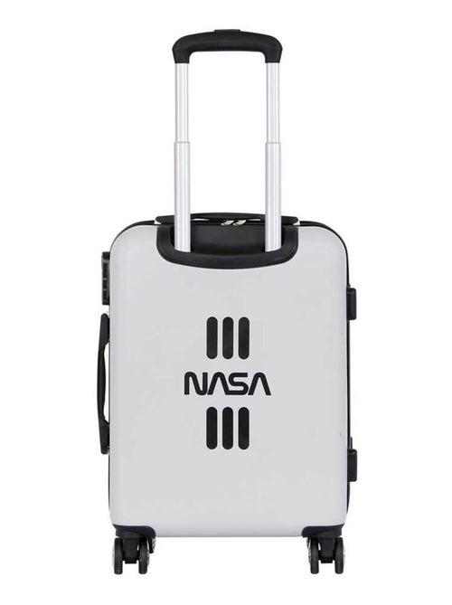 NASA Spaceship Maleta de Cabina ABS 4 Ruedas, Blanco - Kiabi