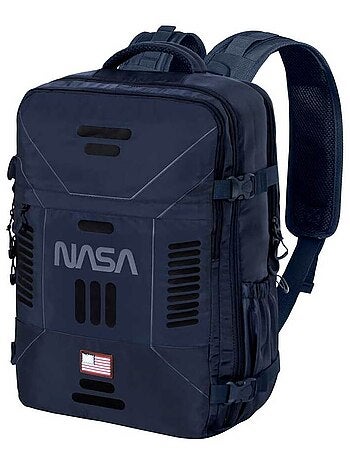 Nasa spaceship mochila de viaje mercury grande 47x23x33cm, azul oscuro