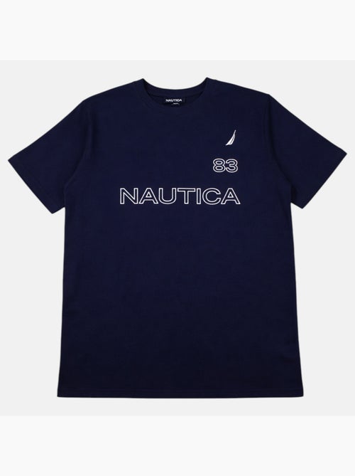 Nautica - Camiseta hombre de manga corta con diseño gráfico moderno - Kiabi