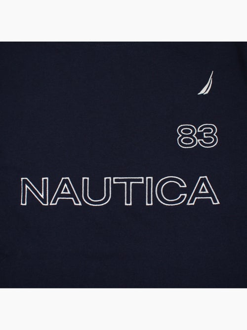 Nautica - Camiseta hombre de manga corta con diseño gráfico moderno - Kiabi