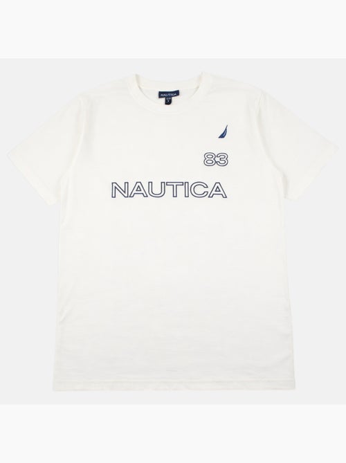 Nautica - Camiseta hombre de manga corta con diseño gráfico moderno - Kiabi