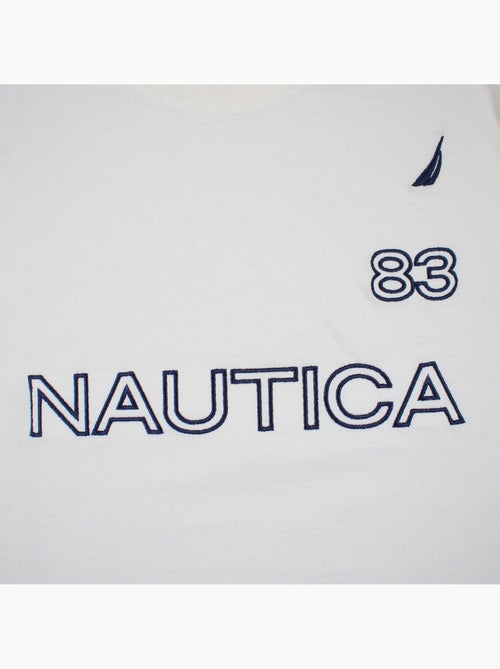 Nautica - Camiseta hombre de manga corta con diseño gráfico moderno - Kiabi