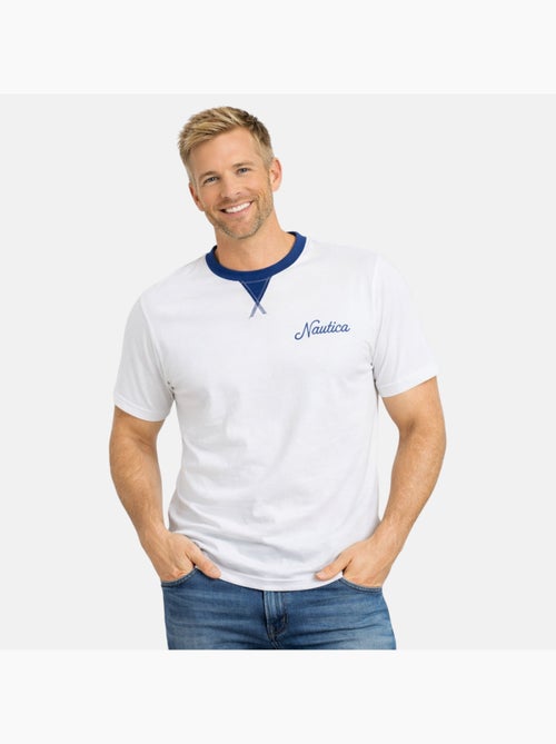 Nautica - Camiseta hombre de manga corta con diseño limpio - Kiabi