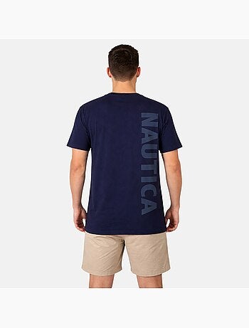 Nautica - Camiseta hombre de manga corta con estilo casual