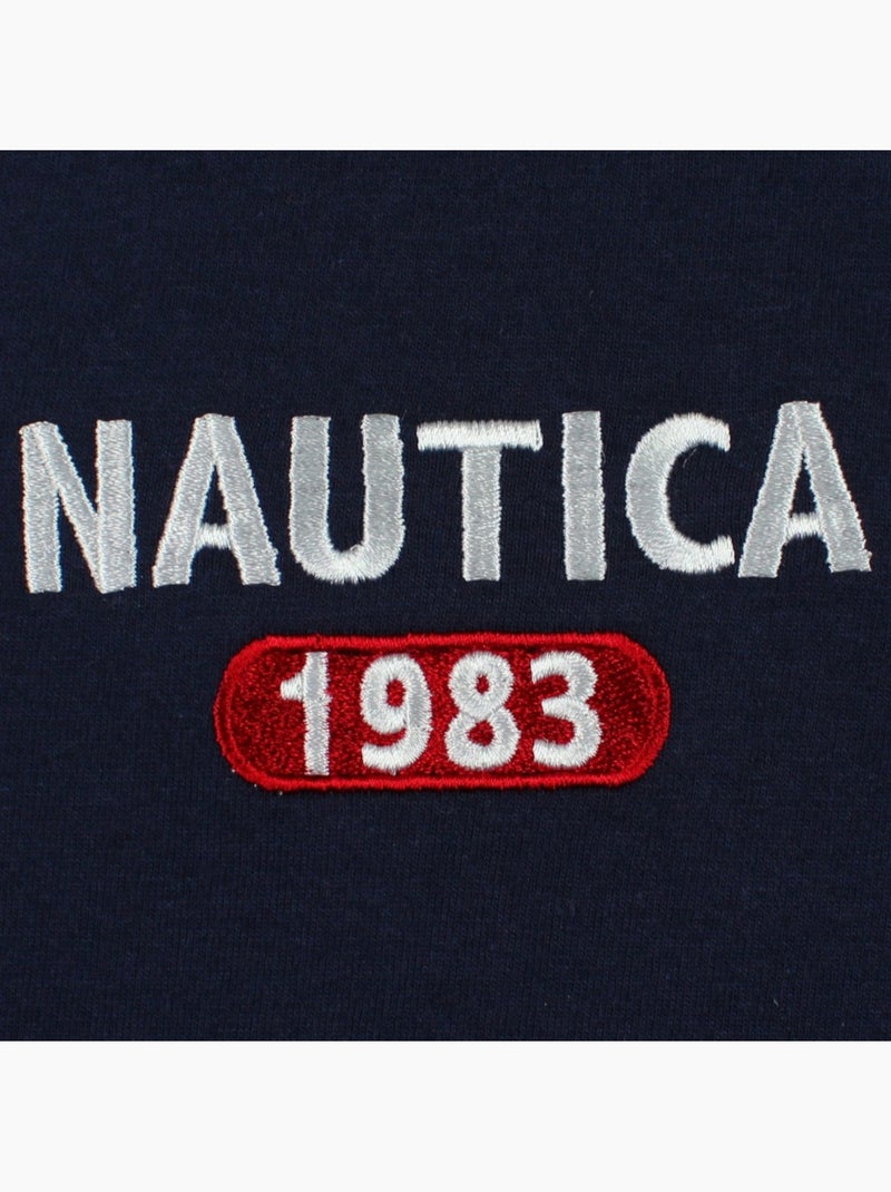 Nautica - Camiseta hombre de manga corta con estilo casual Azul marino - Kiabi