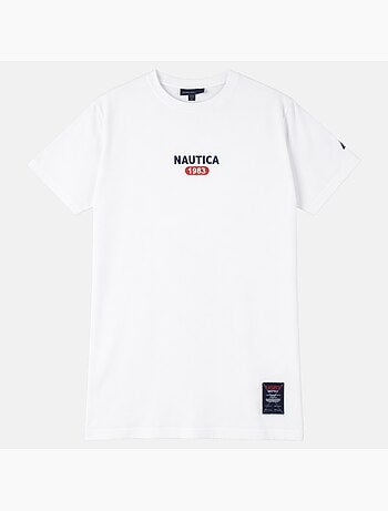 Nautica - Camiseta hombre de manga corta con estilo casual