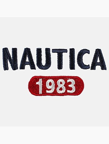 Nautica - Camiseta hombre de manga corta con estilo casual