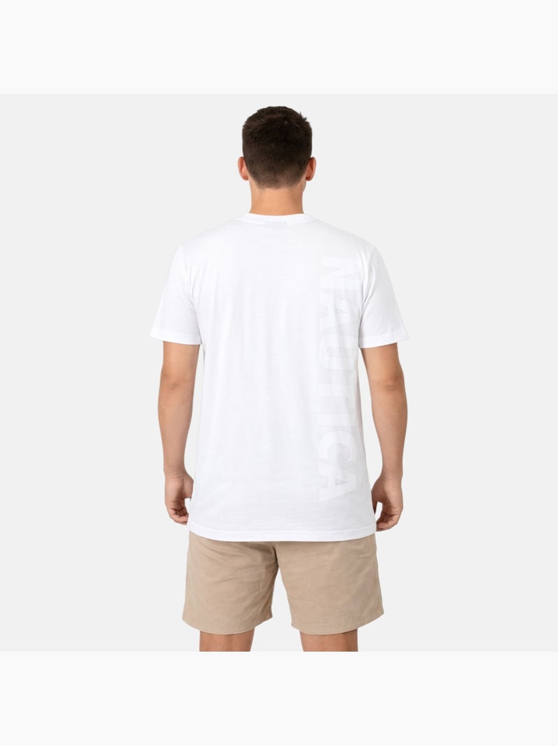 Nautica - Camiseta hombre de manga corta con estilo casual Blanco - Kiabi