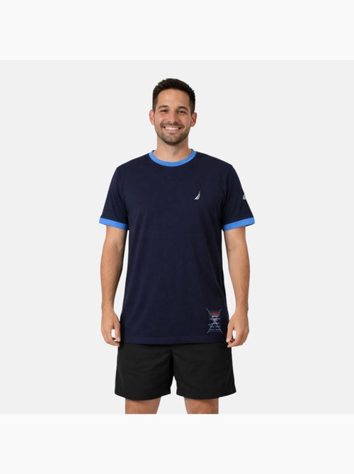 Nautica - Camiseta hombre de manga corta con estilo deportivo y moderno - Kiabi