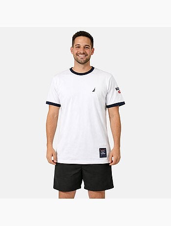 Nautica - Camiseta hombre de manga corta con estilo deportivo y moderno