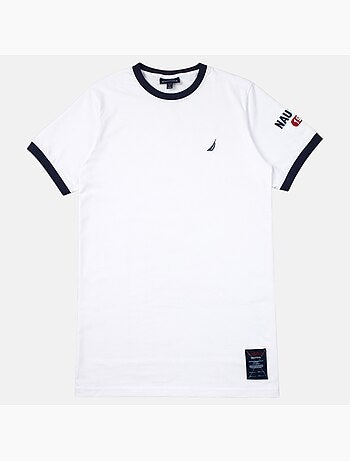 Nautica - Camiseta hombre de manga corta con estilo deportivo y moderno