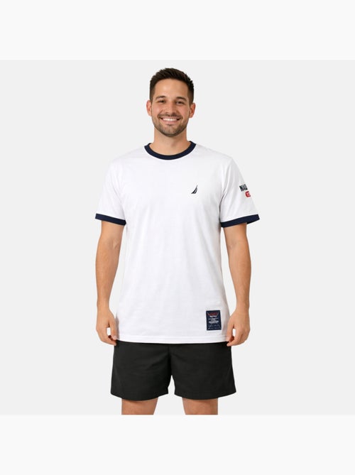 Nautica - Camiseta hombre de manga corta con estilo deportivo y moderno - Kiabi