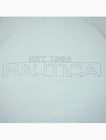 Nautica - Camiseta hombre de manga corta con estilo fresco y moderno