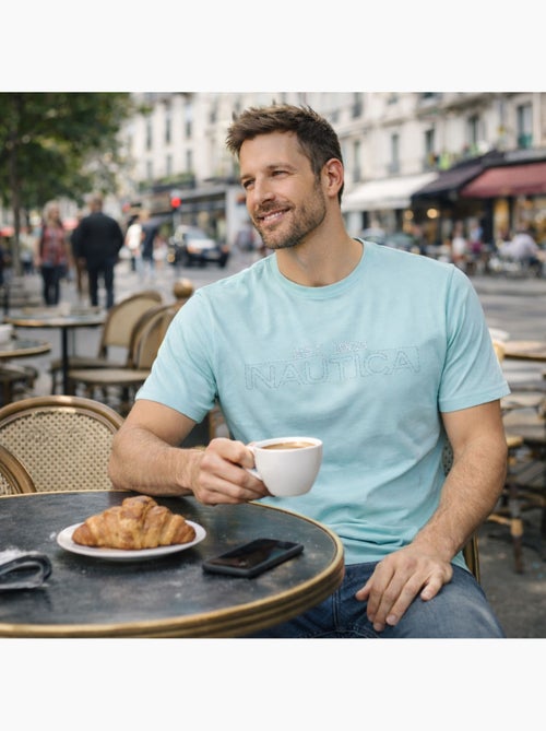 Nautica - Camiseta hombre de manga corta con estilo fresco y moderno - Kiabi