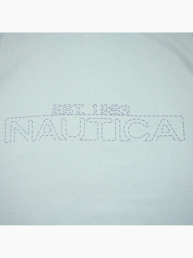 Nautica - Camiseta hombre de manga corta con estilo fresco y moderno Azul - Kiabi