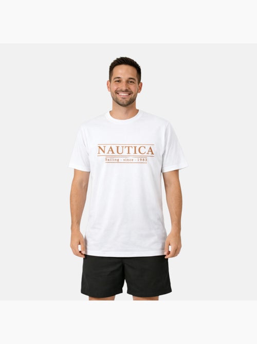 Nautica - Camiseta hombre de manga corta con estilo sencillo y moderno - Kiabi