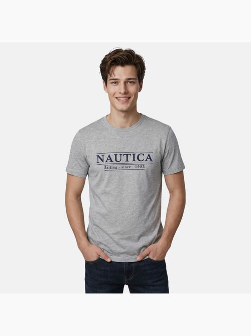 Nautica - Camiseta hombre de manga corta con estilo sencillo y moderno - Kiabi