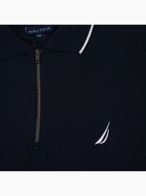 Nautica - Polo hombre de manga corta con diseño moderno y cierre con cremallera - Kiabi