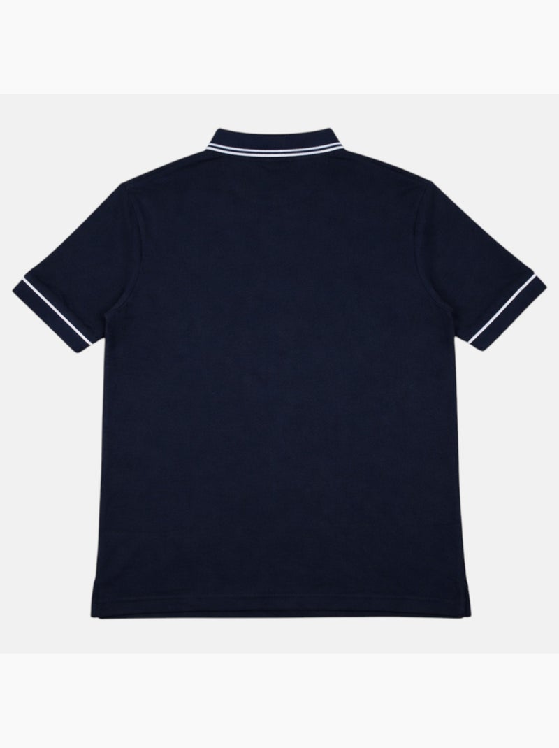 Nautica - Polo hombre de manga corta con diseño moderno y cierre con cremallera Azul marino - Kiabi
