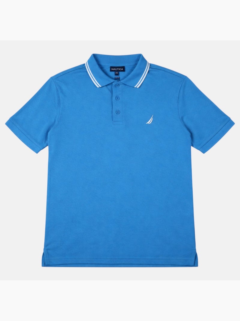 Nautica - Polo hombre de manga corta con estilo deportivo Azul - Kiabi
