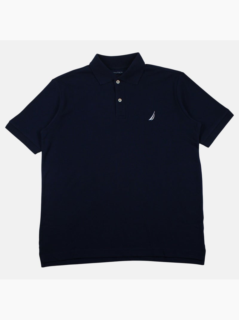 Nautica - Polo hombre de manga corta con estilo elegante y atemporal Azul marino - Kiabi