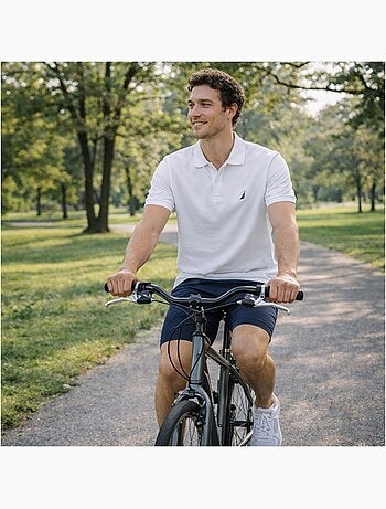 Nautica - Polo hombre de manga corta con estilo elegante y atemporal