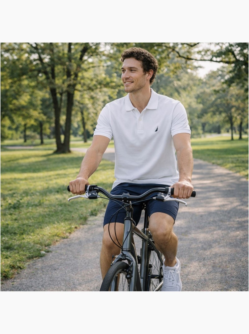 Nautica - Polo hombre de manga corta con estilo elegante y atemporal Blanco - Kiabi