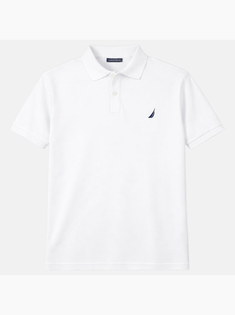 Nautica - Polo hombre de manga corta con estilo elegante y atemporal Blanco - Kiabi