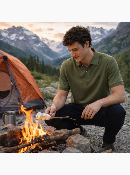 Nautica - Polo hombre de manga corta con estilo elegante y atemporal - Kiabi