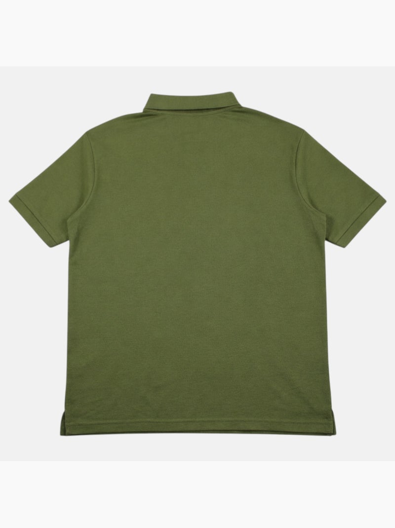 Nautica - Polo hombre de manga corta con estilo elegante y atemporal Caqui - Kiabi