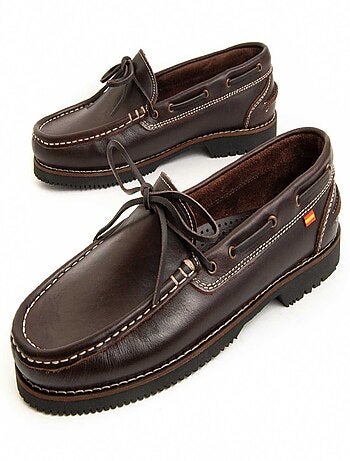 Náutico Casual De Piel Para Hombre. Purapiel Puranautic