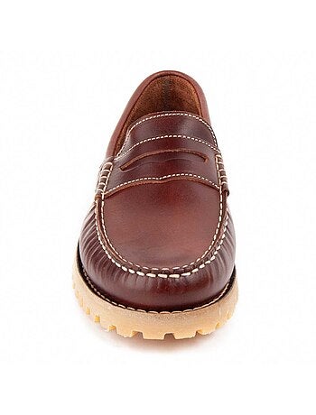 Náutico De Piel Para Hombre. Purapiel Nautif