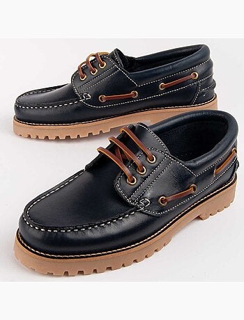 Náutico De Piel Para Mujer. Purapiel Pullnaus