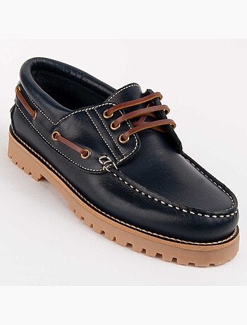 Náutico De Piel Para Mujer. Purapiel Pullnaus