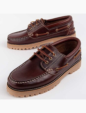 Náutico De Piel Para Mujer. Purapiel Pullnaus